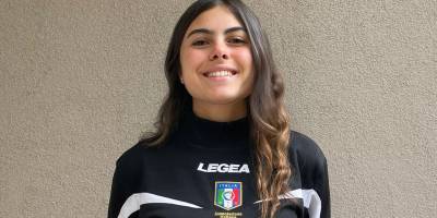 Ilaria Di Florio prima donna arbitro della Sezione di Formia ad arbitrare in promozione