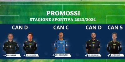 PROMOSSI – FORMAZIONE DEI RUOLI ARBITRALI NAZIONALI SS 2023/24